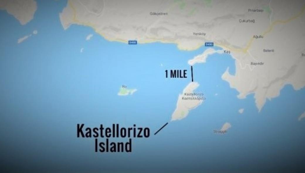 Οι Τούρκοι βάζουν στο «στόχαστρο» το Καστελόριζο: «Είναι ο ελληνικός κόμπος στο Αιγαίο»