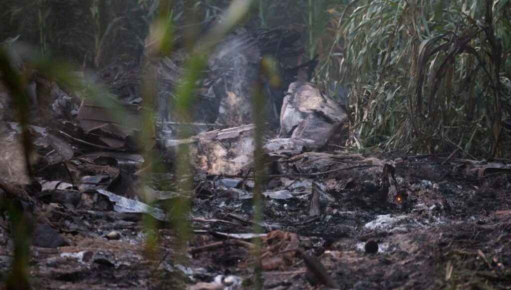 Καβάλα: Εντοπίστηκε «άσπρη ουσία άγνωστης προέλευσης» στο σημείο συντριβής του Antonov