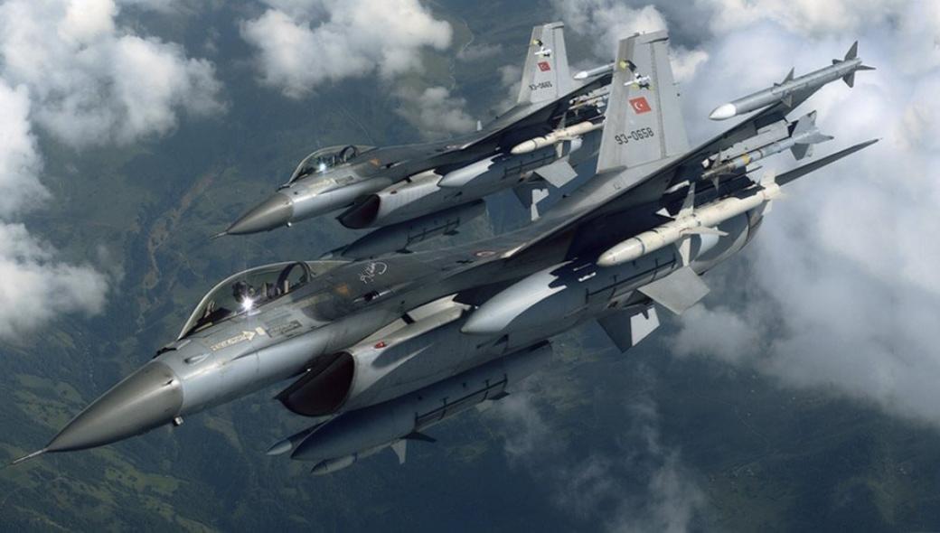 Πτήση τουρκικών F-16 πάνω από τη νήσο Ζουράφα