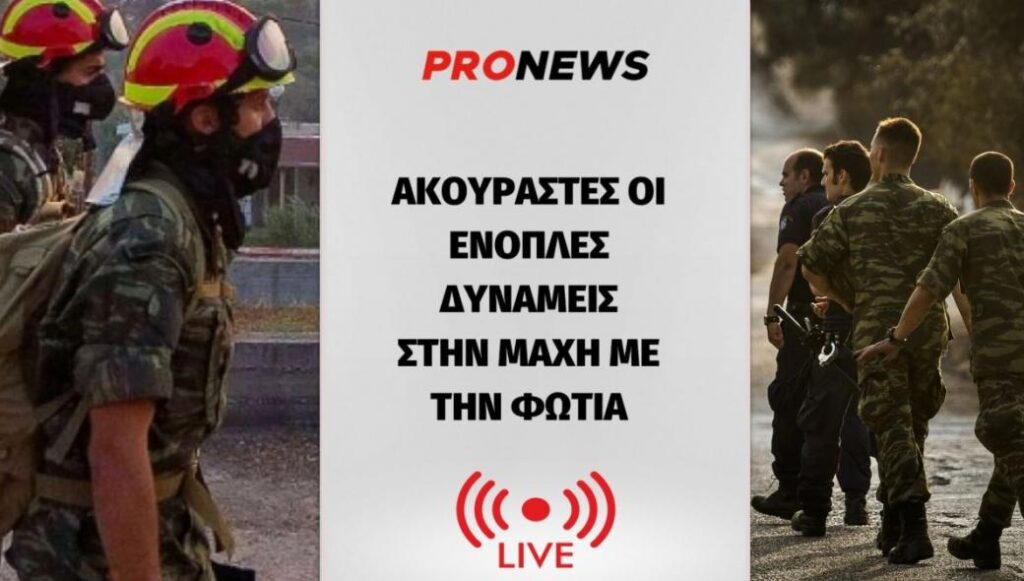 Ακούραστες οι Ένοπλες Δυνάμεις έδιναν μάχη με τη φωτιά όλη τη νύχτα