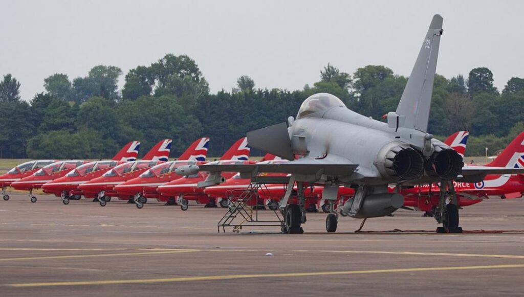 Η RAF καθηλώνει τα Typhoons και τα Red Arrows λόγω τεχνικών προβλημάτων