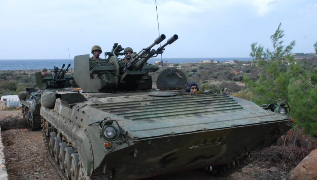 Αποσύρθηκαν όλα τα BMP-1 από τη Χίο – Ακάλυπτο πλέον το νησί