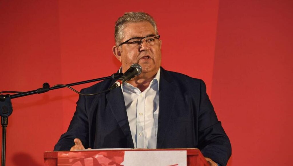 Δ.Κουτσούμπας: «Η εργατική τάξη, ο ελληνικός λαός μπορούν να γίνουν οι πρωταγωνιστές των εξελίξεων»