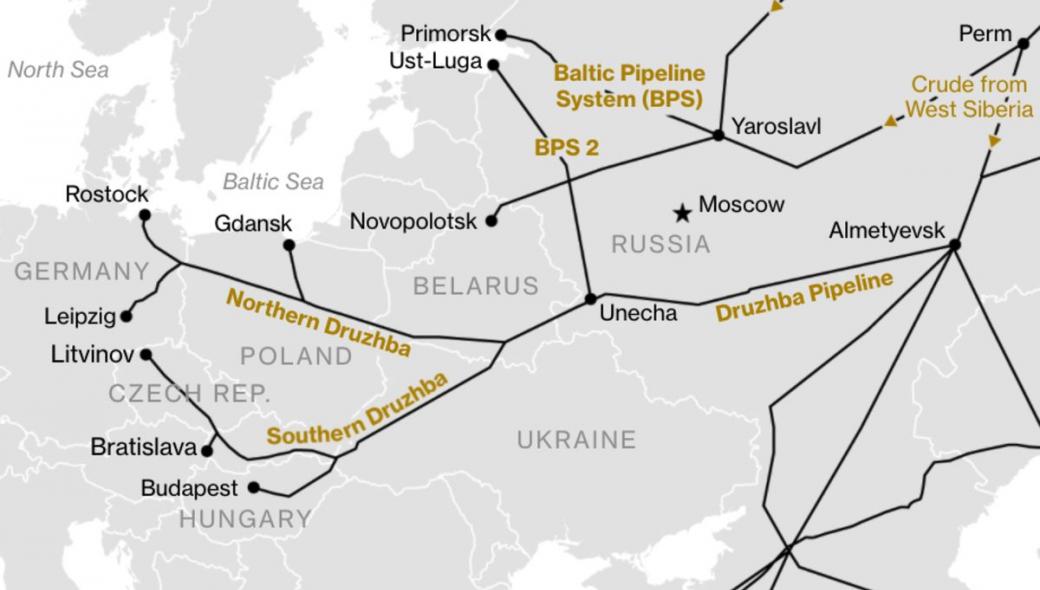Νέα δολιοφθορά: «Διαρροή» στον αγωγό Druzhba που μεταφέρει ρωσικό πετρέλαιο – «Άγνωστη η αιτία»