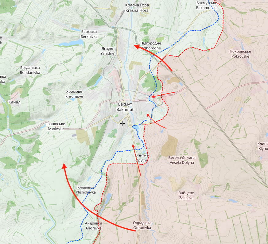 Μπάκχμουτ: Οι Ρώσοι έφτασαν στον ποταμό Bakhmutka – Το κέντρο της πόλης είναι κοντά