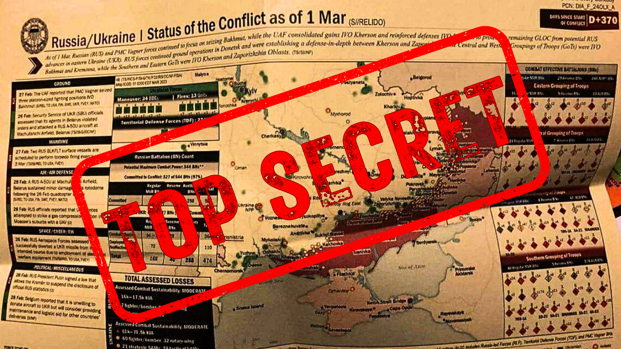 Μεγάλο πλήγμα για ΗΠΑ-ΝΑΤΟ-Ουκρανία: Διέρρευσαν προς την Μόσχα χιλιάδες απόρρητα έγγραφα με τα σχέδια της ουκρανικής αντεπίθεσης