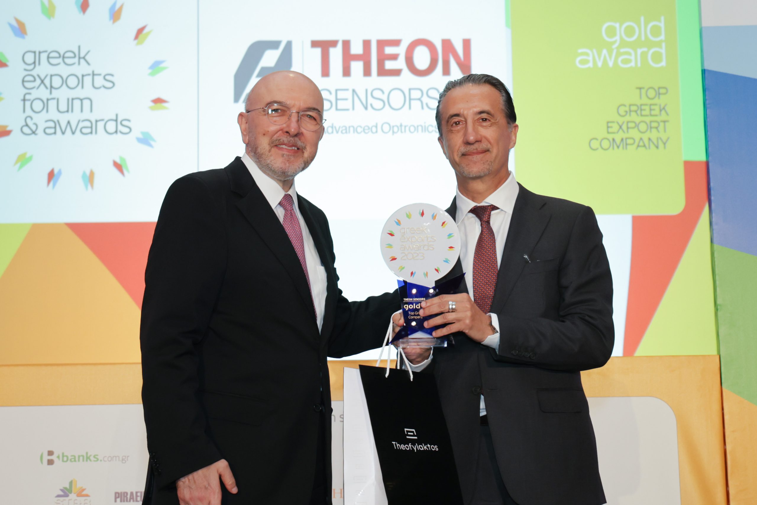 ΤΗΕΟΝ SENSORS: Αναδείχθηκε Top Greek Export Company 2023 στα Greek Exports Awards