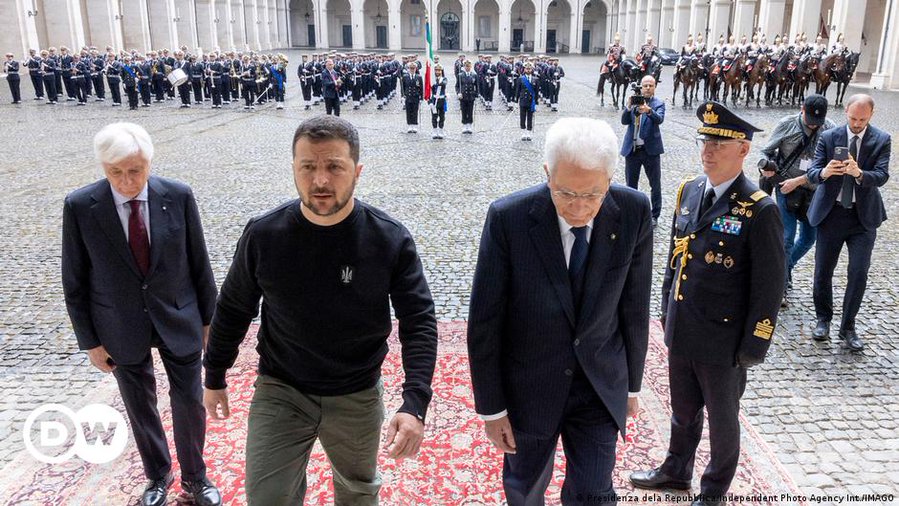 Συνεχίζει την περιοδεία του στις ευρωπαϊκές πρωτεύουσες ο Β.Ζελένσκι: Μετά την Ρώμη πάει στο Βερολίνο