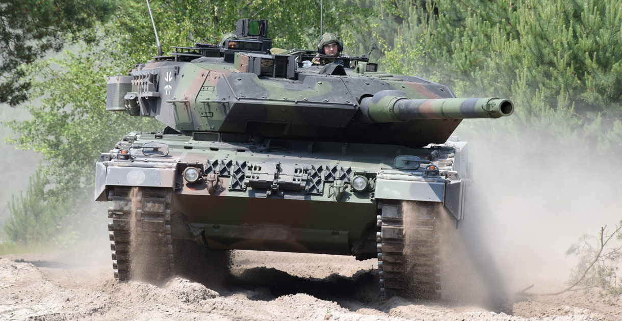 Ουκρανικό Leopard-2 κινείται με υψηλή ταχύτητα (βίντεο)