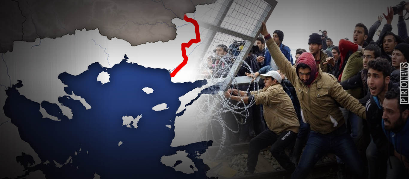 Μεγάλος αριθμός παράνομων μεταναστών έχει συγκεντρωθεί σε τουρκική νησίδα στον Έβρο για να περάσει τα σύνορα