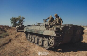 Τα πρώην ελληνικά BMP-1 στα χέρια των Ουκρανών στην Αντρίιβκα