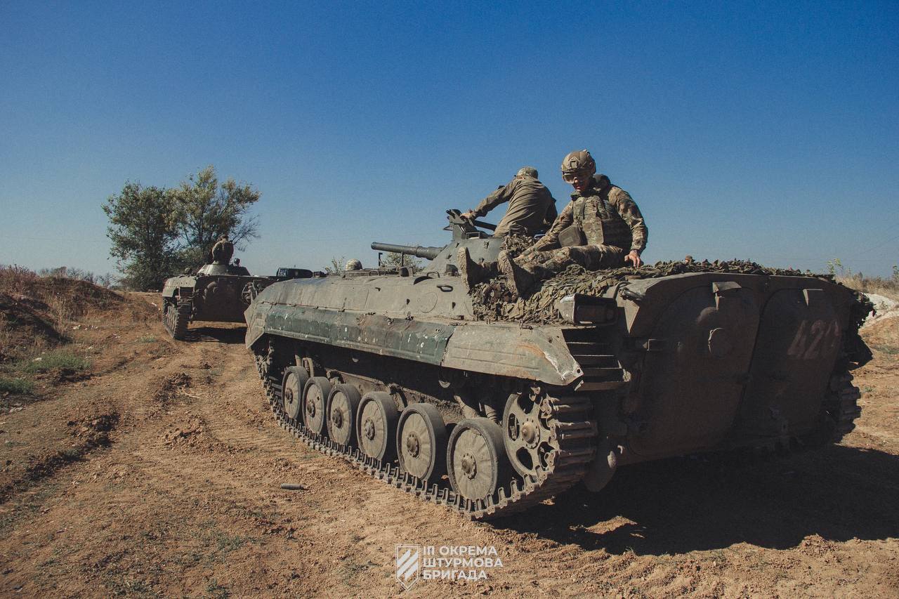 Τα πρώην ελληνικά BMP-1 στα χέρια των Ουκρανών στην Αντρίιβκα