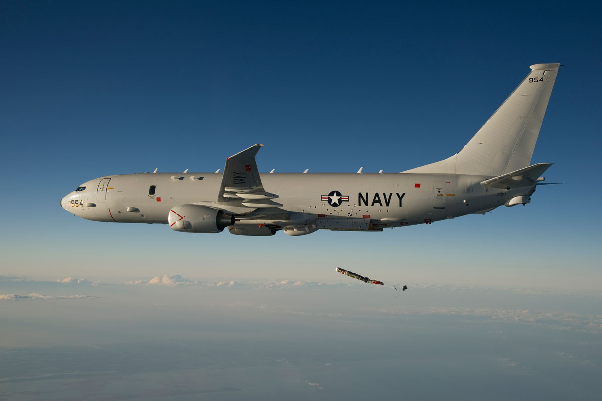 P-8 Poseidon του αμερικανικού Ναυτικού βγήκε εκτός διαδρόμου και κατέληξε  στην… θάλασσα