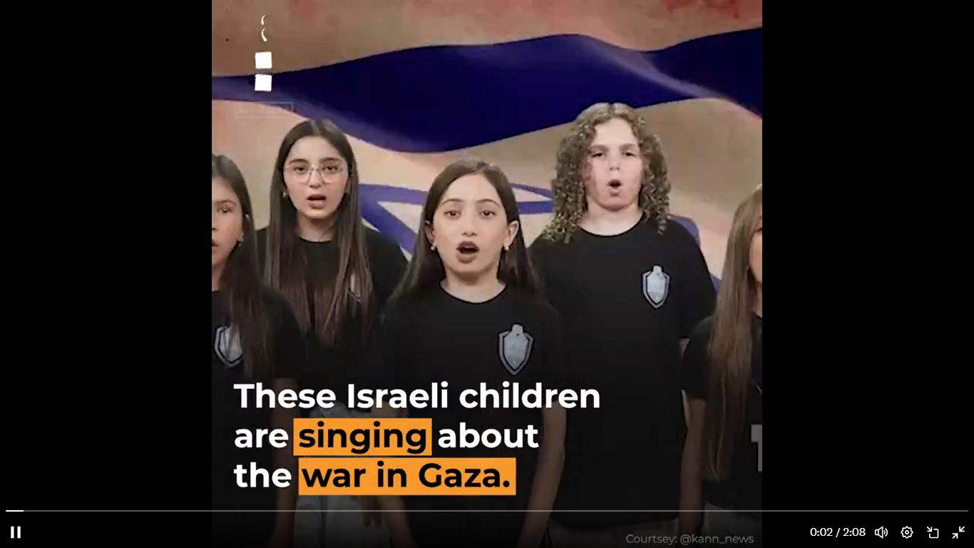 Σάλος στο Ισραήλ: Παιδιά τραγουδούν για τον πόλεμο στη Γάζα – «Σε έναν χρόνο θα σας εξοντώσουμε» (βίντεο)