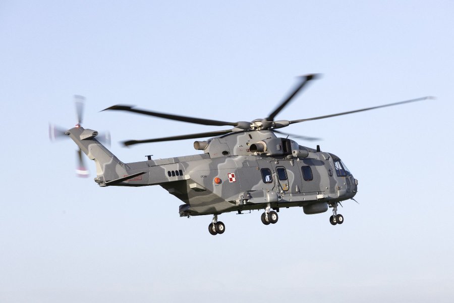 Πολωνία: Παρέλαβε το τέταρτο ελικόπτερο AW 101 για το Ναυτικό