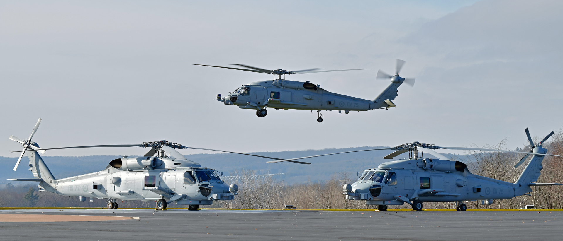 Sikorsky: Ολοκληρώθηκαν οι δοκιμές των πρώτων τριών MH-60R για το ΠΝ