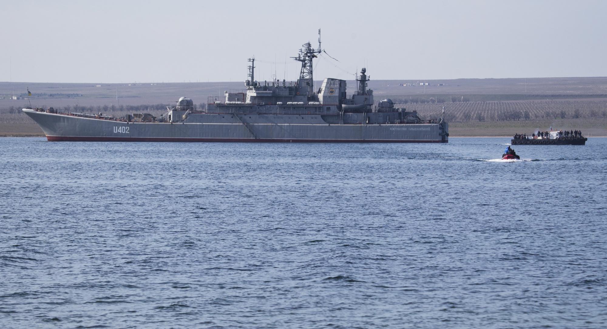 Οι Ουκρανοί έπληξαν το ρωσικό αποβατικό πλοίο Konstantin Olshansky κλάσης Ropucha με πύραυλο Neptune!