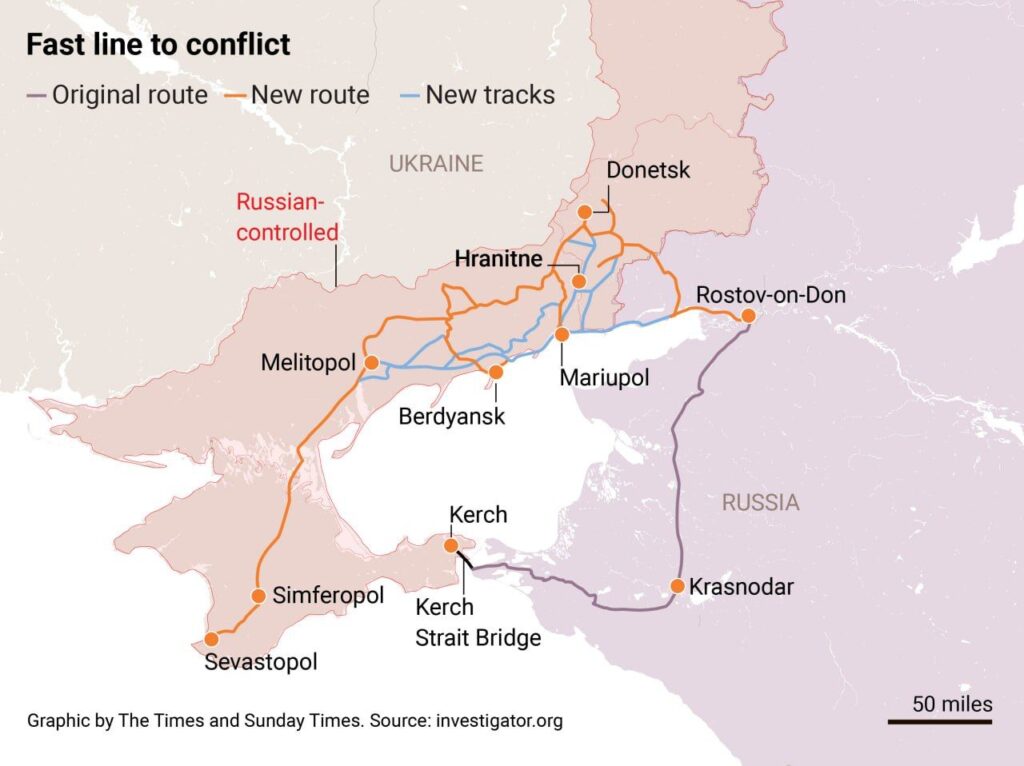 Ολοκληρώθηκε το κρίσιμο στρατηγικό έργο της σύνδεσης Ντονέτσκ-Μαριούπολης – Θα αποτελέσει κύριο στόχο των Ουκρανών
