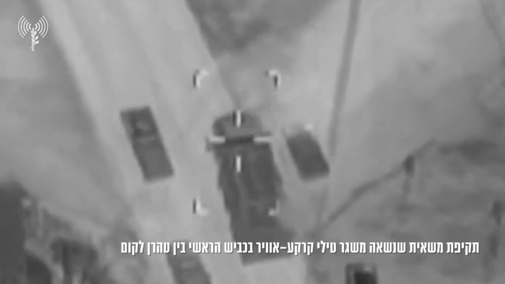 Βίντεο: Η στιγμή που η ισραηλινή Αεροπορία πλήττει φορτηγό με όπλα μεταξύ Τεχεράνης και Κομ