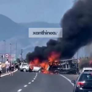 Τροχαίο δυστύχημα στην Εγνατία Οδό – Τρεις άνθρωποι απανθρακώθηκαν (βίντεο)