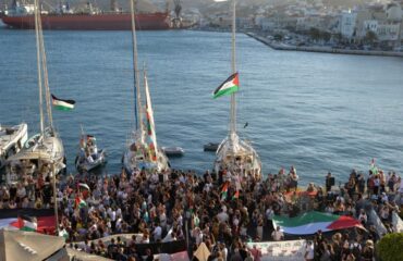 Τα μέλη του March to Gaza Greece ανακοίνωσαν πως ξεκινούν απεργία πείνας