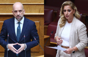 «Θερμό» επεισόδιο μεταξύ Ρ.Χρηστίδου – Κ.Μπάρκα – «Αν ξαναγελάσεις την ώρα που μιλάω θα σου σπάσω τα μούτρα»