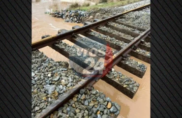 «Έσπασαν» σιδηροδρομική γραμμή στον Έβρο για να μην πλημμυρίσει ο Απαλός (φωτό)