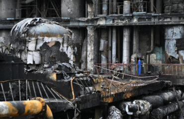 Βίντεο: Καταστράφηκε ολοκληρωτικά ο θερμοηλεκτρικός σταθμός του Κιέβου