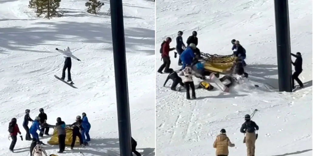 Βίντεο: 12χρονη κρέμεται από τελεφερίκ σε χιονοδρομικό κέντρο στην Καλιφόρνια και πέφτει στο χιόνι