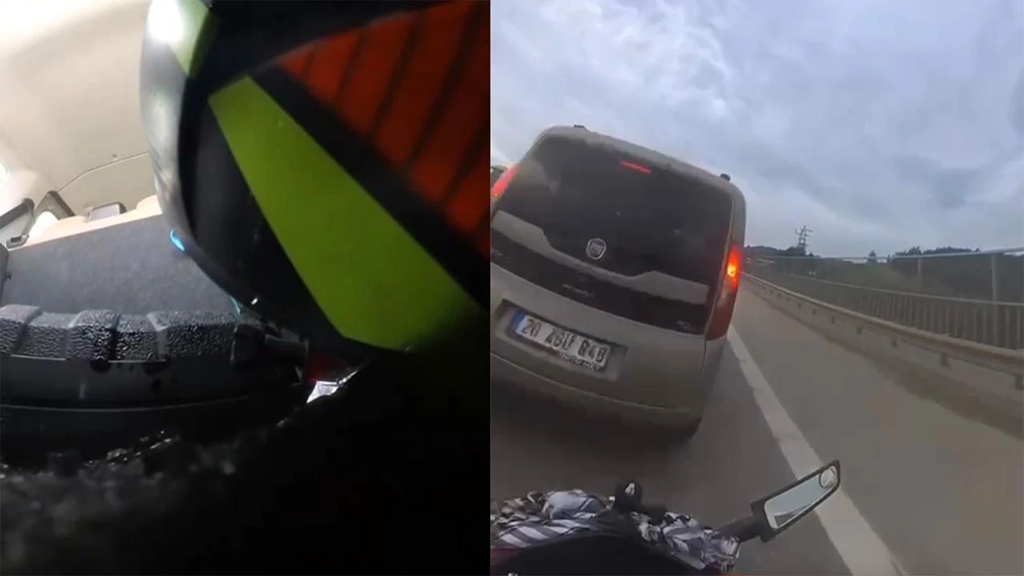 Βίντεο: Η στιγμή που μοτοσικλετιστής στην Τουρκία «καρφώνεται» σε φορτηγάκι με 113χλμ./ώρα