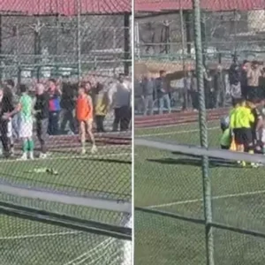 Τουρκία: Οπαδός πέταξε… πατίνι στο κεφάλι του επόπτη! (βίντεο)