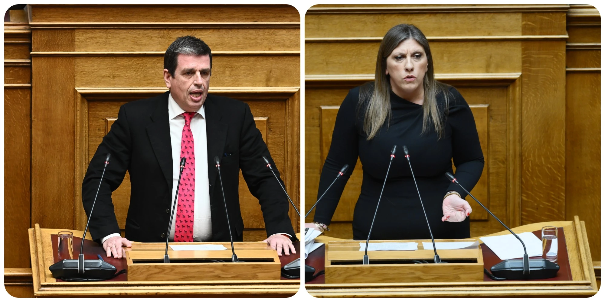 «Σύγκρουση» Δ.Καιρίδη – Ζ.Κωνσταντοπούλου στη Βουλή: «Μεγαλώσατε στα πούπουλα»