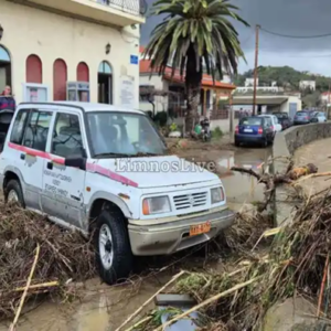 Λήμνος: Aίτημα να κηρυχθεί το νησί σε κατάσταση έκτακτης ανάγκης μετά τις πλημμύρες – Χωρίς νερό η Μύρινα