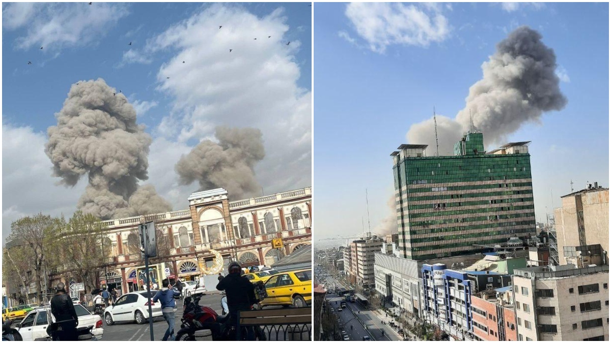 Εικόνες καταστροφής στην Τεχεράνη: Δεκάδες κτίρια έχουν καταρρεύσει (βίντεο)