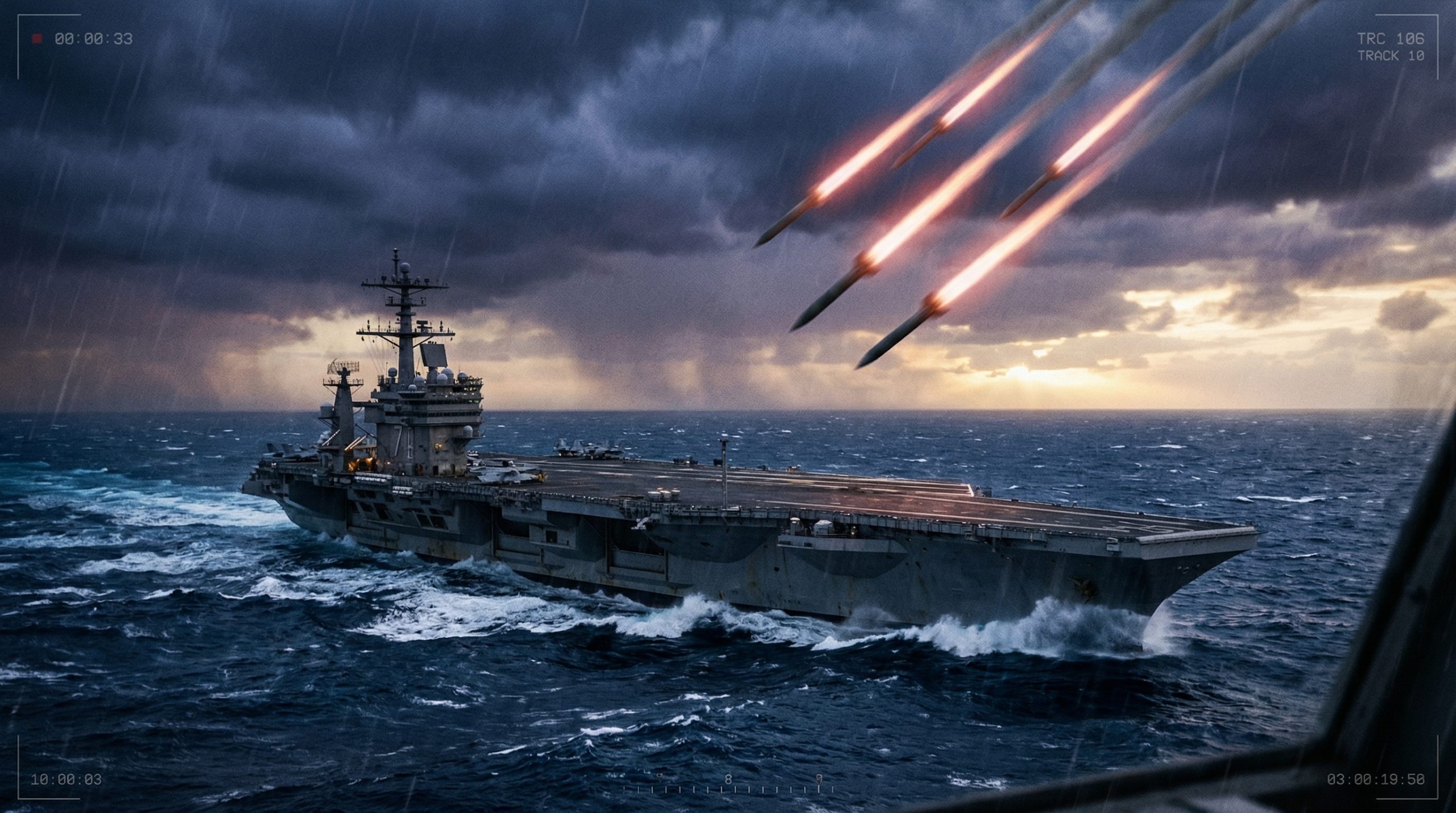 Η Τεχεράνη ισχυρίζεται ότι εκτόξευσε  βαλλιστικούς πυραύλους κατά του  USS Abraham Lincoln