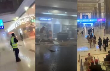 Η στιγμή της έκρηξης στο αεροδρόμιο του Ντουμπάι: Έντρομοι επιβάτες και εργαζόμενοι έτρεχαν για να σωθούν (βίντεο)