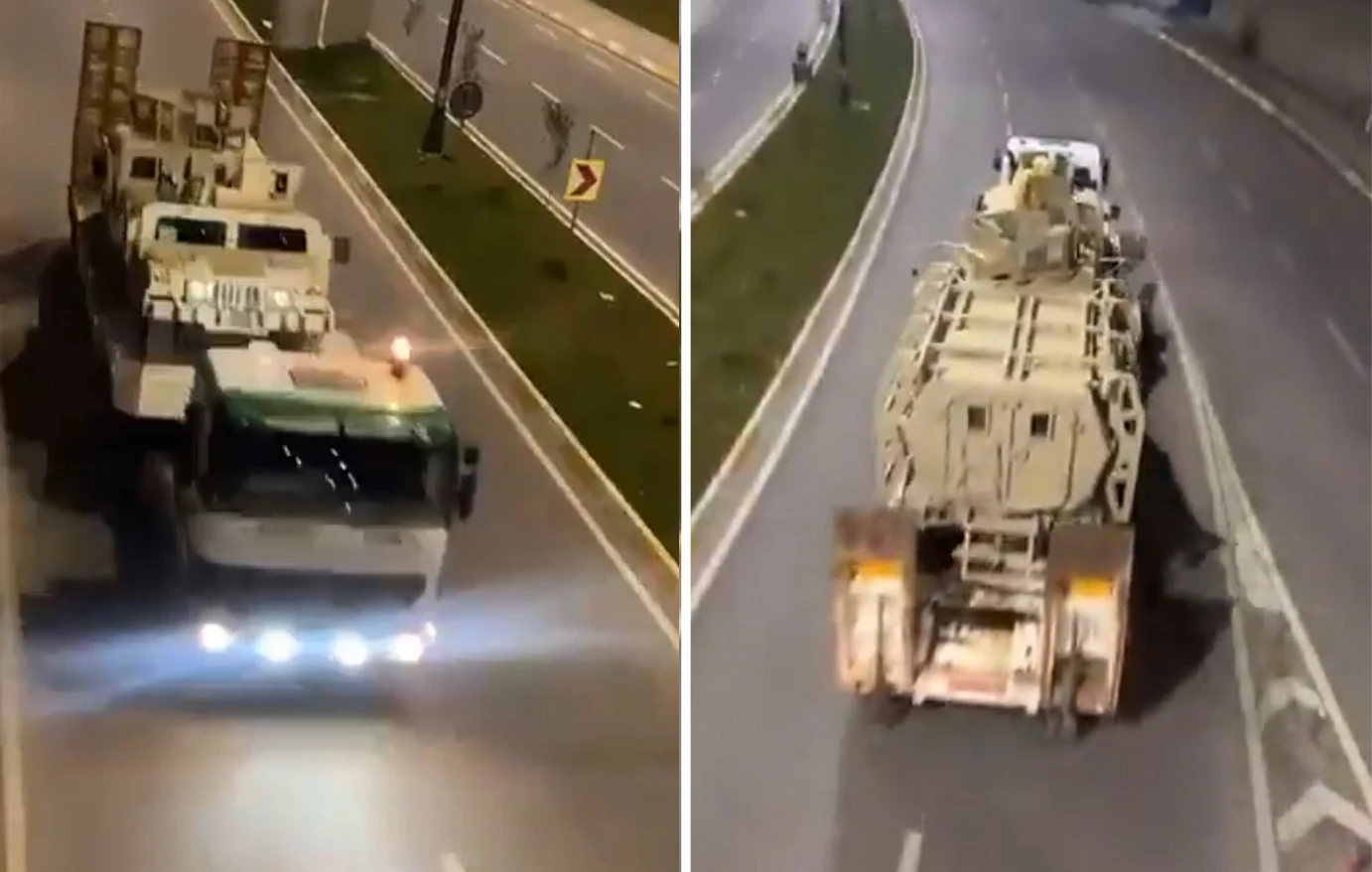 Φάλαγγες τεθωρακισμένων από Κούρδους του Ιράκ μετακινούνται στα σύνορα με το Ιράν (βίντεο)