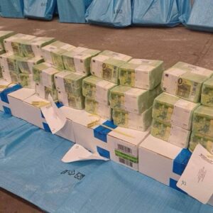 Οι ουγγρικές αρχές επιδεικνύουν τεράστια ποσά μετρητών που κατάσχεσαν από Ουκρανούς κυβερνητικούς