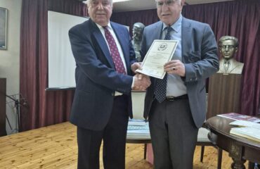 Βράβευση του γνωστού ερευνητή Γιώργου Τσούκαλη από την Ένωση Ελλήνων Λογοτεχνών