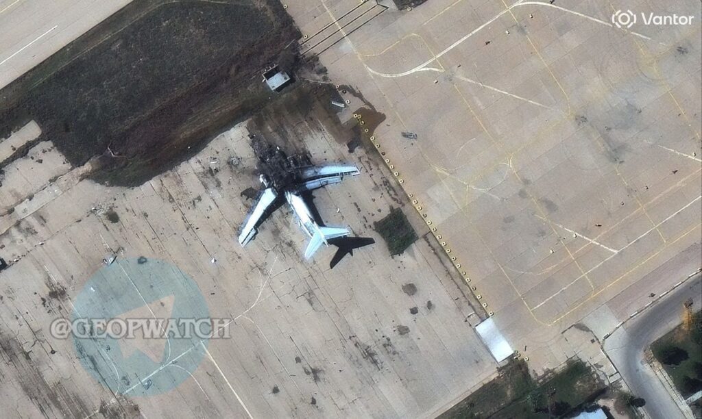 Δορυφορικές εικόνες αποκαλύπτουν δεκάδες κατεστραμμένα αεροσκάφη στο διεθνές αεροδρόμιο «Shiraz Shahid Dastgheib» στο Ιράν