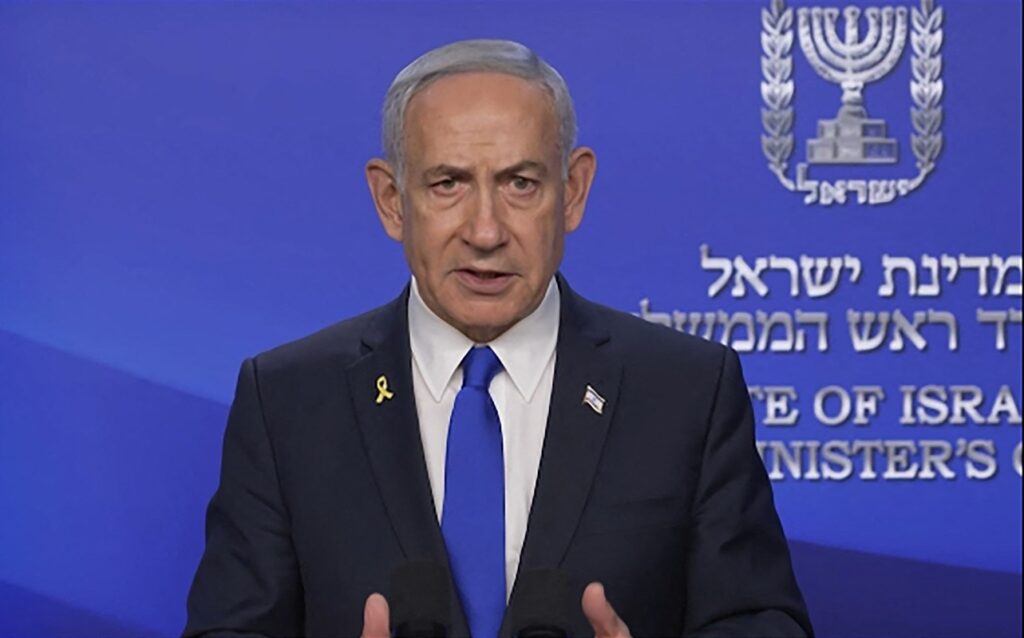Ο Μ.Νετανιάχου δίνει συνέντευξη την στιγμή που βομβαρδίζουν την Τεχεράνη