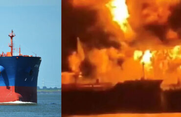 Bίντεο: Το ελληνικό τάνκερ «Ζephyros» έχει τυλιχτεί στις φλόγες μετά από ιρανικό πλήγμα