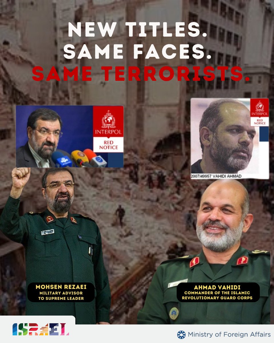 Από τις λίστες της Ιντερπόλ στην  ηγεσία  του Ιράν: Οι δύο καταζητούμενοι τρομοκράτες για τη σφαγή του 1994