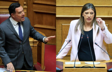 Η Ζ.Κωνσταντοπούλου δημοσίευσε στο TikTok το βίντεο με τον Α.Γεωργιάδη να τρώει… κρακεράκια μέσα στη Βουλή
