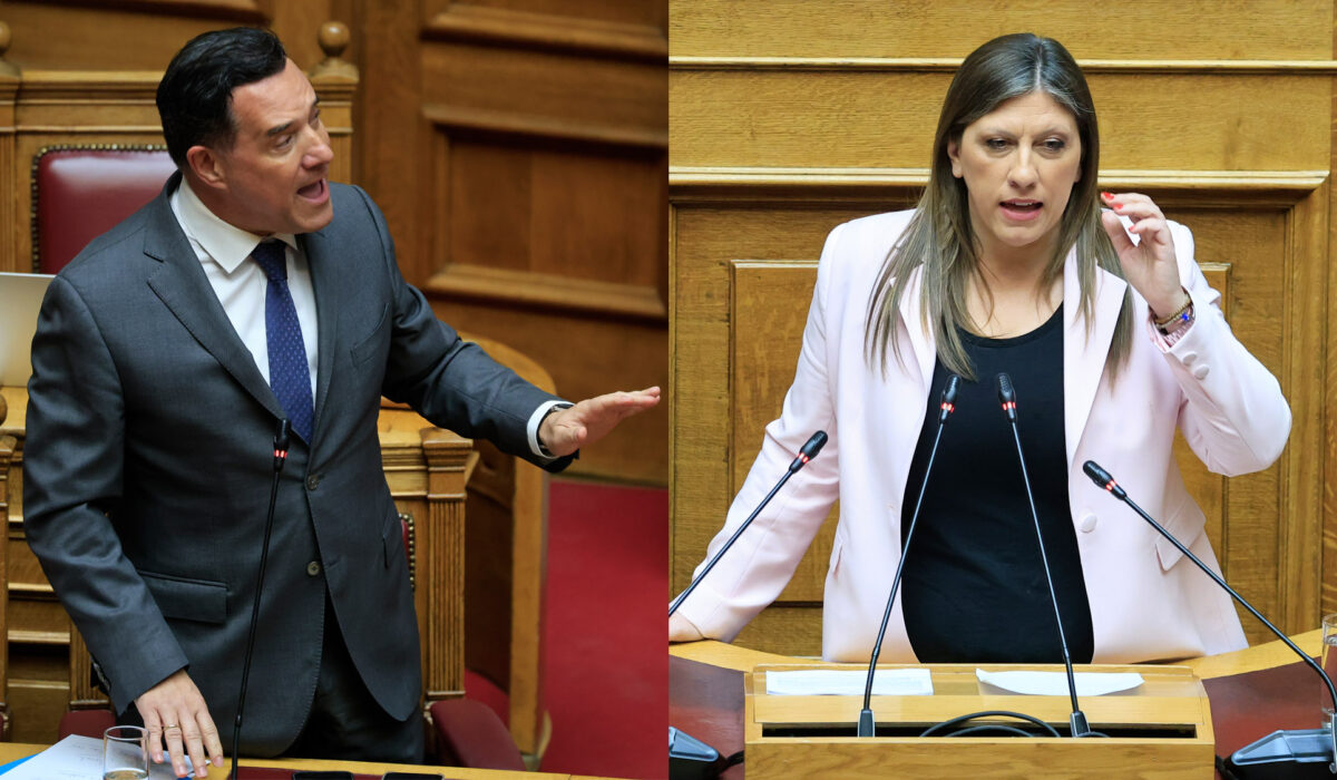 Η Ζ.Κωνσταντοπούλου δημοσίευσε στο TikTok το βίντεο με τον Α.Γεωργιάδη να τρώει… κρακεράκια μέσα στη Βουλή
