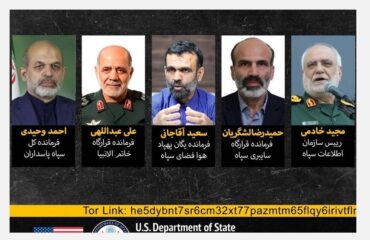 ΗΠΑ: !0 εκατ. $ σε όποιον δώσει πληροφορίες για ηγετικά στελέχη των «Φρουρών της Επανάστασης»