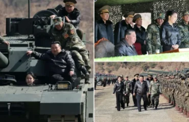 Ο Κιμ και η έφηβη κόρη του οδηγούν άρμα μάχης! (φωτό)