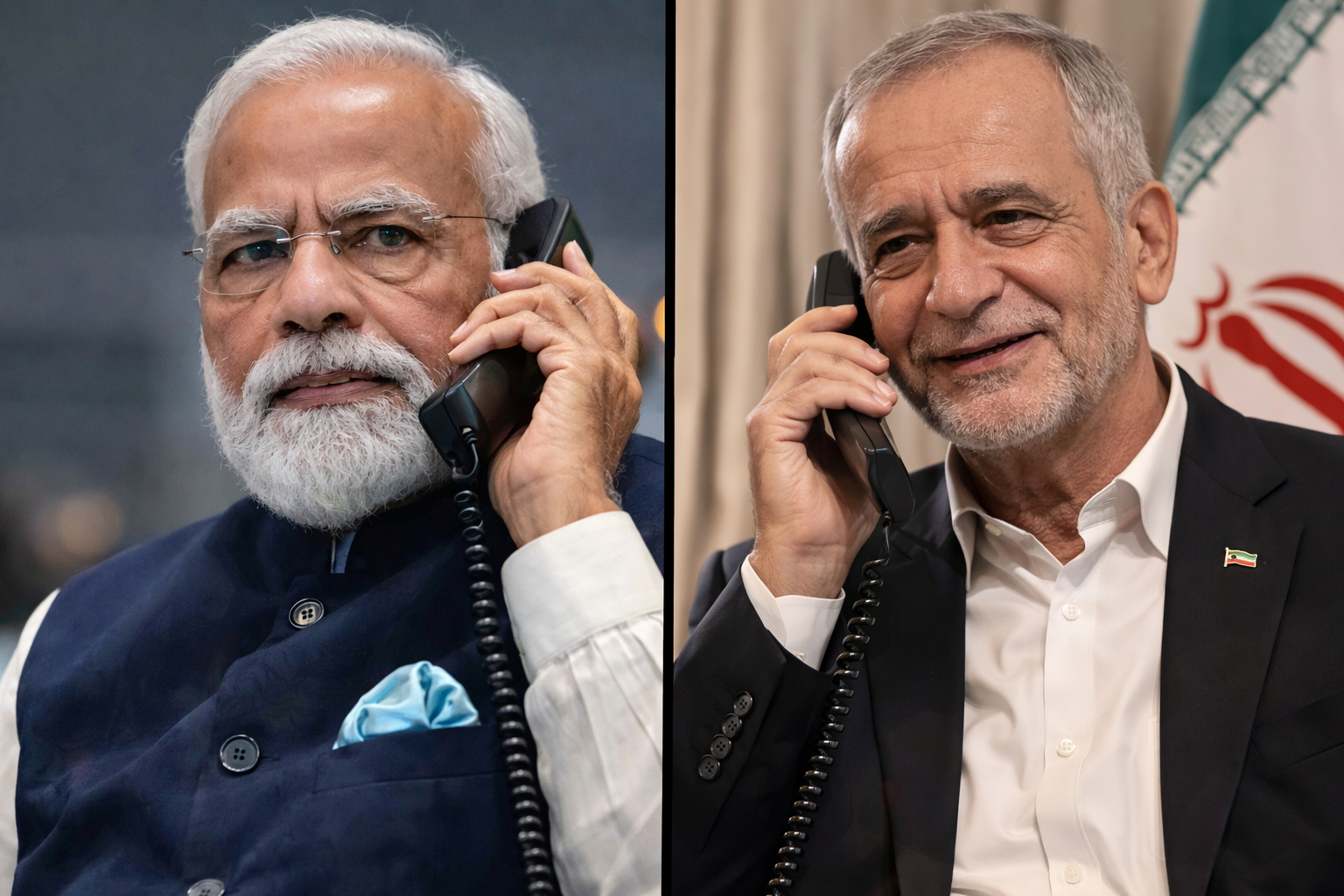 Τηλεφωνική επικοινωνία του Ινδού πρωθυπουργού Ν.Μόντι με τον Ιρανό πρόεδρο Μ.Πεζεσκιάν