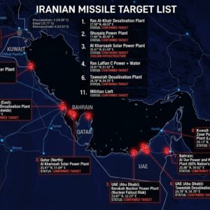 Λίστα θανάτου από την Τεχεράνη: Οι  12 στόχοι που απειλεί να ισοπεδώσει – Και πυρηνικό εργοστάσιο στα ΗΑΕ!