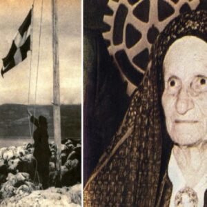 «Κυρά της Ρω»: Σε βράχο ύψους 10 μέτρων ο ανδριάντας της γυναίκας που για 40 χρόνια ύψωνε την ελληνική σημαία